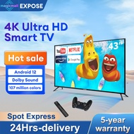 32 inch Smart TV 4K WiFi HDR Android 12.0 TV 34 inch Smart TV HDTV 5 years warranty