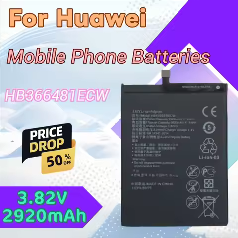 HB405979ECW 3.82V 2920mAh HB526379EBC HB396689ECW HB396285ECW Battery for Huawei P Smart 2019/Y5 Y6 