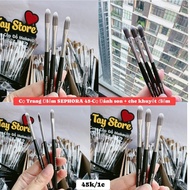 Genuine convenient multi-function Sephora lipstick + concealer brush 45