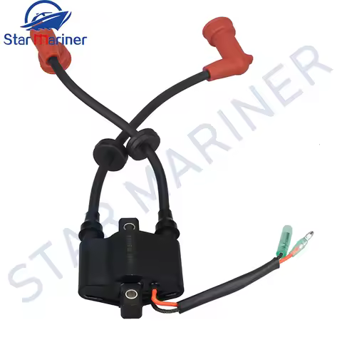 Ignition Coil Assy 6F5-85570 For Yamaha Boat Engine 4T 9.9HP 15HP 20HP 25HP 2T 9.9HP 15HP 20HP 25HP 