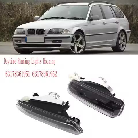 #97T Automotive Parts & Accessories,Front Bumper Fog Light for BMW 3 Series E46 1998-2001 (Black)