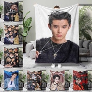 Dylan Wang Love Between Fairy and Devil Flannel Soft Blanket Chinese Actor Fans Merchandise Office N