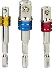 E-Value ESA-3 Socket Adapter Set, Set of 3, Insertion Angle 0.25 inches (6.35 mm) (1/4), 0.37 inches