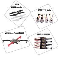 Rctosky Plastic 550 6-Axis Rack Drone Kit Ardupilot quadcopter Blheli 30A ESC 2212 Motor Pixhawk 2.4