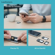 LeeSisters 5Pcs Sim Card Adapter Kit 4 In 1 Nano Micro Sim Converter Card Sleeve Universal Phone Sim