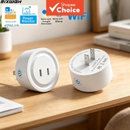 Smart Socket Ewelink Smart WiFi Socket 2-Pin Flat Plug US Plug Works with Alexa and Google Home Voic