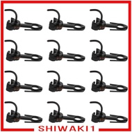 [Shiwaki1] 12 Pieces Train Coupler Hook Train Accessories for 1/87 Model Train DIY Accs 1.73cm