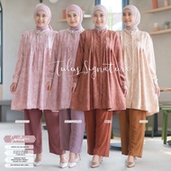 SANITA SETELAN WANITA TERBARU | BAHAN KAIN SILK MIX AIRFLOW BY TULUS