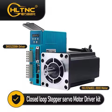 3 Phase NEMA42 16Nm 2266ozf.in Closed Loop Stepper Servo Motor Driver Kit JMC 110J12160EC-1000+3HSS2