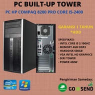 PC BEKAS MURAH HP COMPAQ 8200 TOWER CORE I5 RAM 4GB HDD 500GB