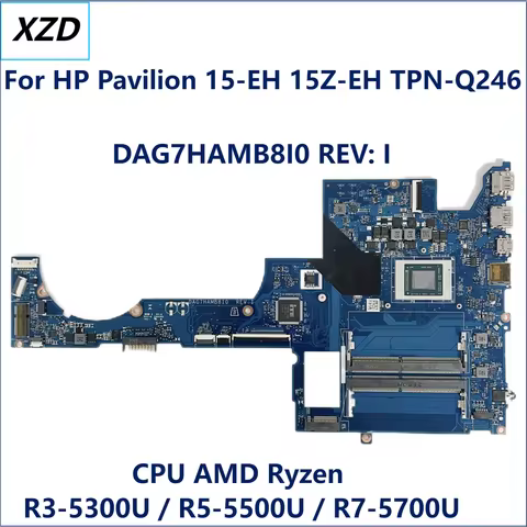 DAG7HAMB8I0 DAG7HAMB8E0 DAG7HAMB8F0 For HP Pavilion 15-EH 15Z-EH TPN-Q246 Laptop Motherboard With AM
