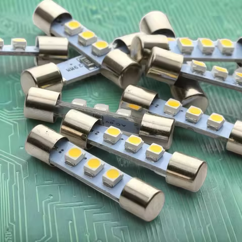 10 New AC 8V LED Fuse Lamps For Marantz Sansui Kenwood Pioneer Bose Fisher Akai Harman Kardonand Onk