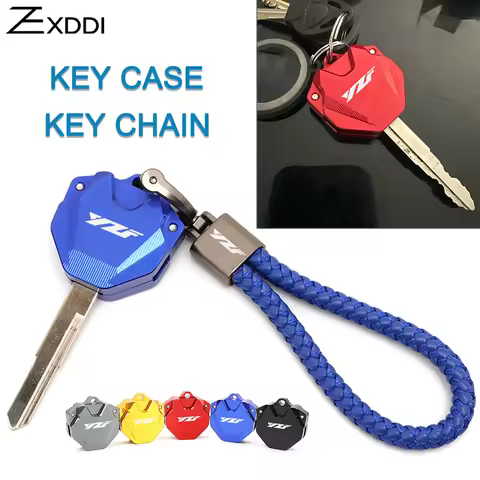 For YAMAHA YZF R1 R3 R6 R7 R9 R25 R125 YZFR1 YZFR7 YZFR9 R 3 6 Motorcycle Key Case Shell Cover Chain