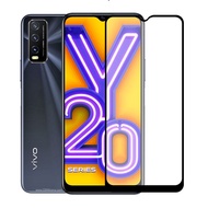 CASE888 Tempered Glass 5D 6D 9D 21D Vivo Y20 Y20s/ Y20i Full Coverage Ultra HD/ - BLACK