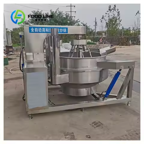 Customize Automatic High Performance Commercial Size Vegetables Jam Sugar Hummus Sauce Planetary Sti