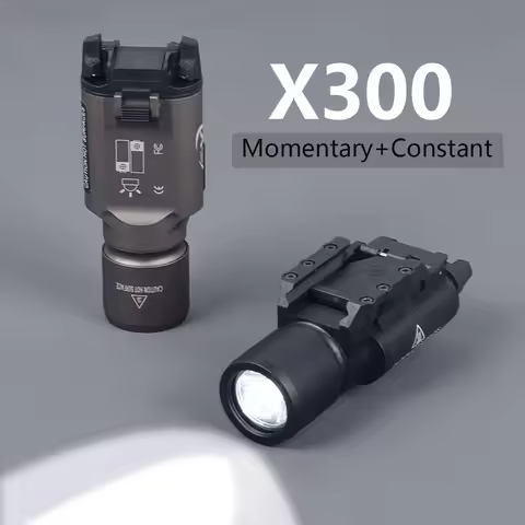 Tactical Surefire X300 Ultra Pistol Gun X300U Scout Flashlight for G k 17 19 CZ-75 1911 Lights 500 L