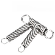 304 stainless steel Tension spring/spring d=0.3mm,OD3mm,L=15~120mm tension springs with hooks,apply 