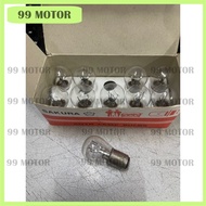 10pc HONDA C70 Y80 REAR BULB MENTOL BELAKANG Cub MENTOL LAMPU BELAKANG 6V 21 3cp GBO fR80 rc80 rxs t