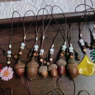 Plant Acorn Woven Dried Fruit Fruit Cute Chinese Medicine Jewelry Fun Design Handmade Pendant Mobile