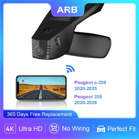 Dashcam for Peugeot 208 2020 - 2026 / Peugeot e-208 2020 - 2025, ARB Perfect 4K 2160P Vehicle Camera