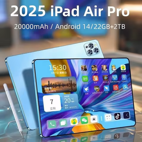 2025 New Original Global Edition Tablet Android 14 iPad Air Pro 22GB+2TB Snapdragon 888 Tablet 5G Du
