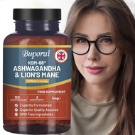 KSM-66 Ashwagandha & Lion's Mane - High Strength 2200 mg | KSM-66 Ashwagandha Root Extract & Lion's 