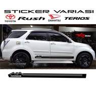 Toyota rush sticker toyota rush yaw accessories