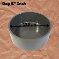 5" Inch PVC Cap - Winlon 5 Inch PVC Pipe Cap