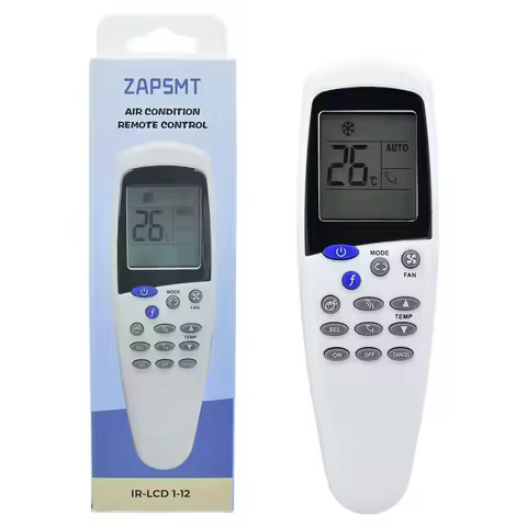 New Universal IR-LCD 1-12 AC Remote Control For Saijo Denki Air Conditioner LCD-5 LCD-7 LCD-9 LCD-10