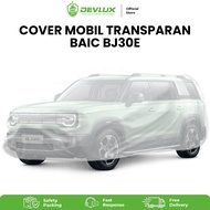 Devlux BAIC BJ30e Transparent Thick Car Cover – Waterproof Anti-Dust Anti-Flying Plastic Cover