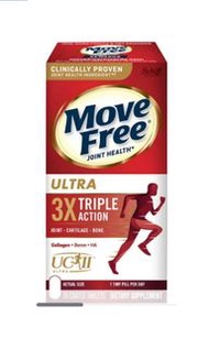 現貨 Schiff Move Free 益節 Ultra Triple Action Joint Supplement, 75 Tablets 葡萄糖胺