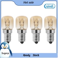 [Sugarp.sg]Oven Bulb,4Pcs E14 Oven 15W,Oven Bulb, SES Cap Clear Pac Pygmy Oven Lamp,E14 Resistant Up to 300 Celsius Light for Oven