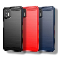 For Motorola Moto G9 Plus Case For Moto G9 Plus 4G Cover 6.81 inch Carbon Fiber Shockproof Silicone 