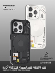 เคสโทรศัพท์แบบป้องกันการตกหล่นแบบมีแม่เหล็ก WAKCAS สำหรับ iPhone 16 Apple 15 pro Max Apple 14 Xiaomi
