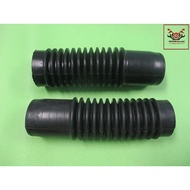 FRONT FORK BOOT RUBBER Fit For HONDA CS90 CB100 CB125 S90 CT110 CT90 CL90 CL100 // Black