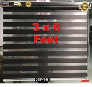 Bidai Blinds ( New Colours ) Overlapping Layers zebra roller Blinds Langsir Moden size lebar 3 kaki 