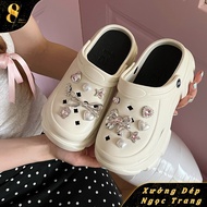 Super flat sticker slippers with zip pockets for Women Shoes Slippers Sandals