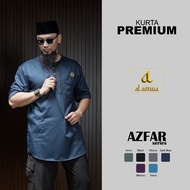 KATUN Kurta Azfar by Al Amwa Premium | Shirt Men's Short Sleeve Cotton Thomson Simplekoko