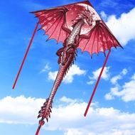 X.B.K 1 Piece 1.4M Large Dragon Kite For Kids And Adults Huge Pterosaur Kite Come Tail Easy To Fly K