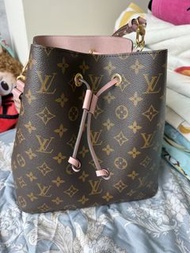 LV Monogram neonoe 粉紅色水桶袋