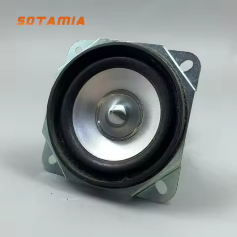 SOTAMIA 2Pcs 2.75 Inch Full Range Speaker 72mm 6 Ohm 10W Warped Bullet Cap Computer Loudspeaker DIY 
