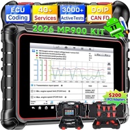 2026 Autel Scanner MaxiPRO MP900 KIT, 11PCS OBD Adapters $200, DoIP CAN FD Same as MS906 PRO MS906MA