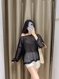 Áo MABEL - Áo lưới khoác ngoài
