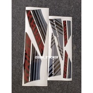 STICKER MODENAS KRISS 1/ 2/ 100/FL1/FL2 BATMAN/ MERAH PURBA