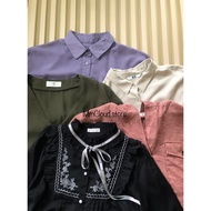 BLOUSE PRELOVED | VINTAGE BLOUSE | BLOUSE |  PLAIN BLOUSE | BUNDLE BLOUSE