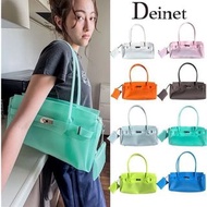 韓國 🇰🇷 DEINET 軟糖色系 果凍2用手袋 JELLY TWO-WAY BAG 果凍包 jell
