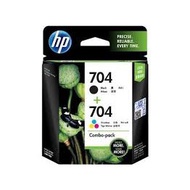 HP 704 BLACK, TRI-COLOR, COMBO PACK INK CARTRIDGE color jun/2023