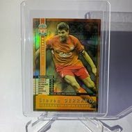 STEVEN GERRARD LIVERPOOL ENGLAND WCCF 2005-2006 PANINI Football Card (With Flaws On The Upper And Lo