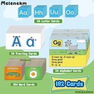 MELEN Letter Handwriting Practice Tool, Pocket Design Interactive Alphabet Learning Pocket Chart, Pr