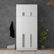 CICI 3X8FT 6 DOORS WARDROBE WITH SHELF / almari baju /kabinet baju / almari baju budak /wardrobe clo